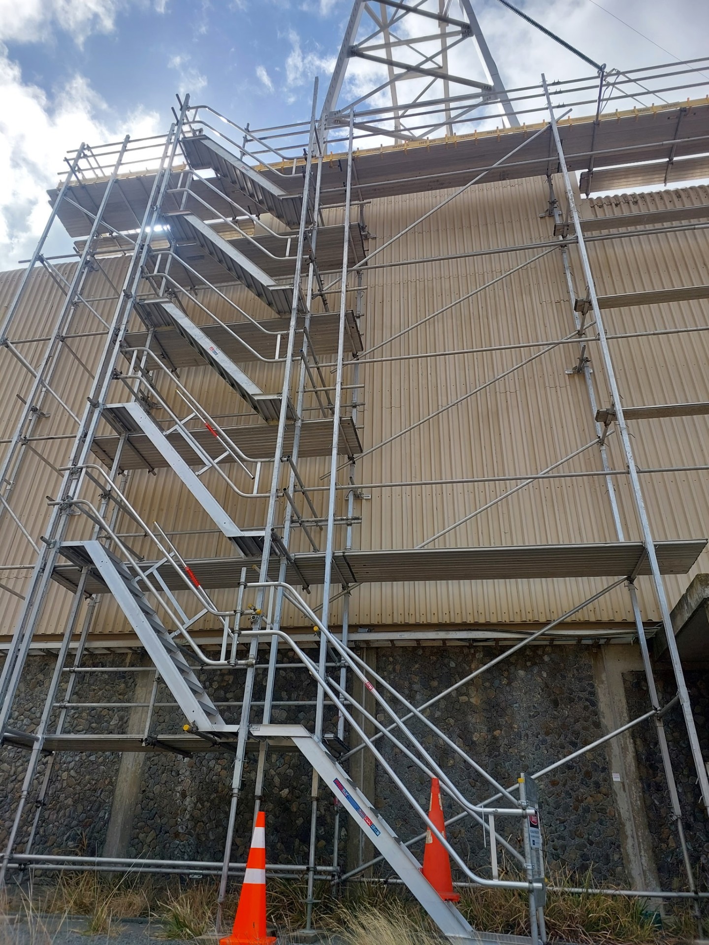 Multi-Lift Stair Access Tower — Commercial